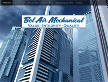 Tablet Screenshot of belairmechanical.com
